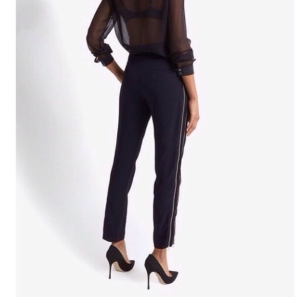 A.L.C. Smith Dark navy pants with zippers - Picture 3 of 10